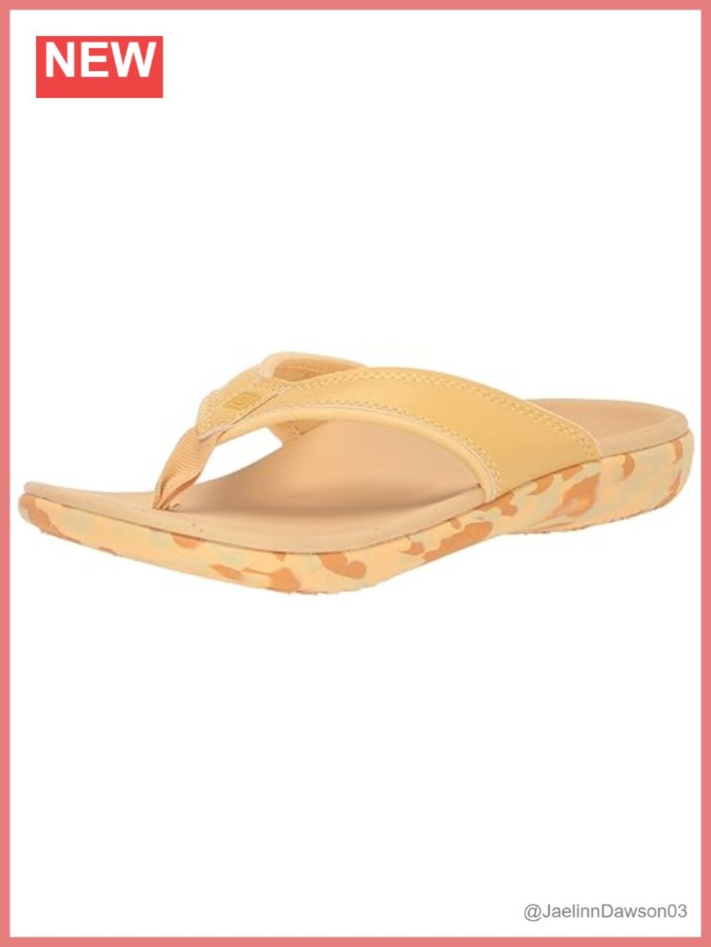Orthotic Support Women's Flip Flop Sandals Slip-On Cushioned Flat